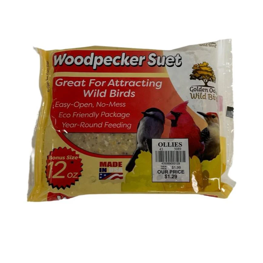 Golden Oaks Wild Bird Suet 12 oz. - Image 4