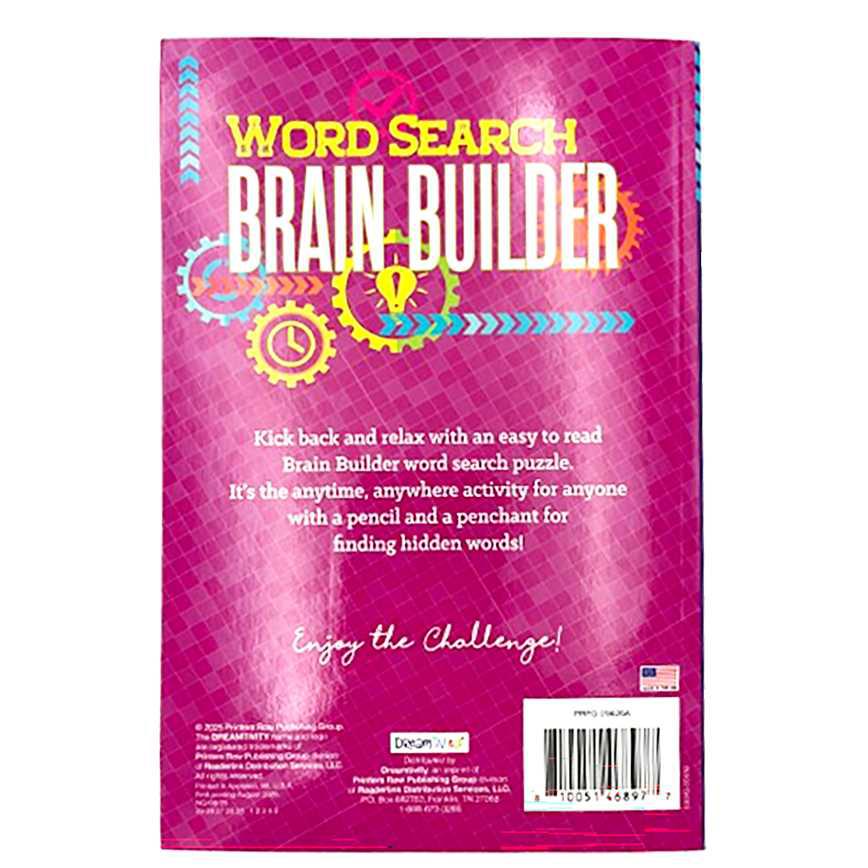 Word Search Brain Builder Digest-Sized Puzzle Book - Image 2