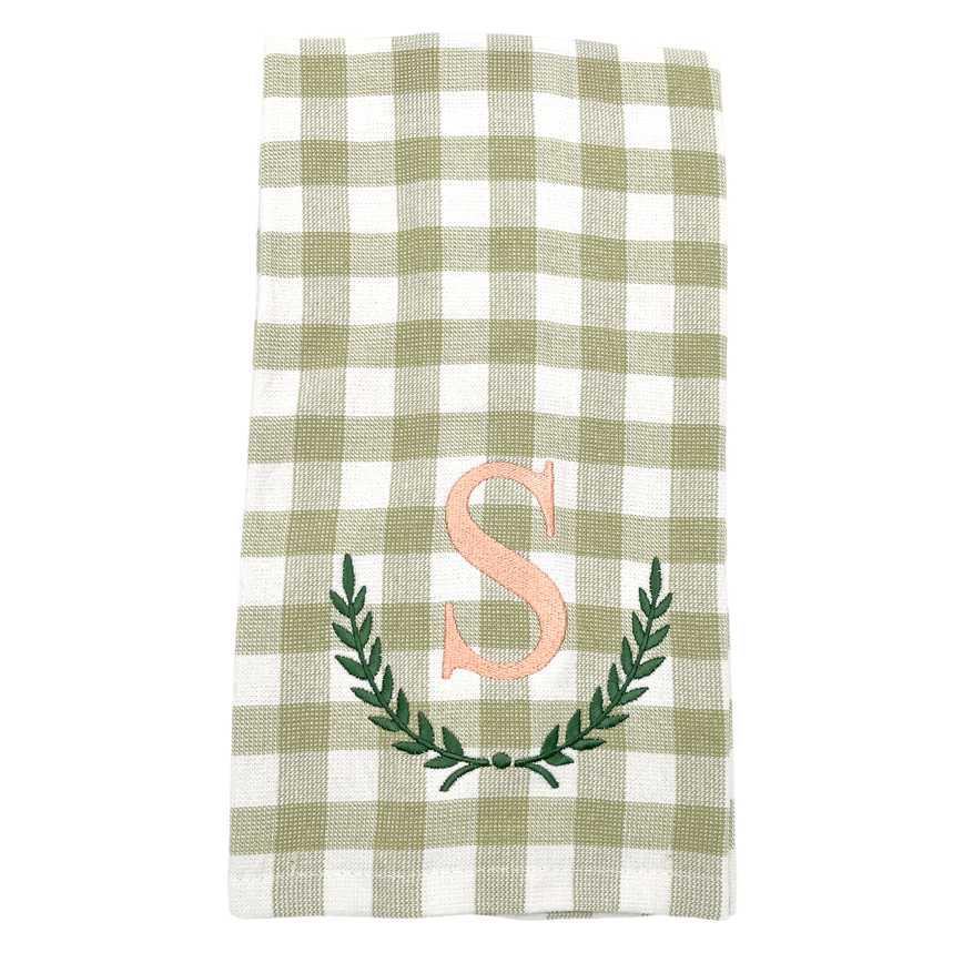 Embroidered Monogram Kitchen Towel - Image 2