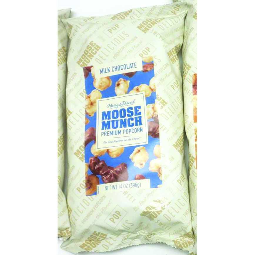Harry and David Moose Munch Premium Popcorn Milk Chocolate 14 oz.