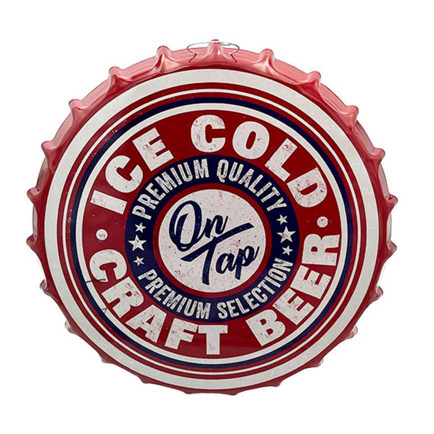 Metal Bottle Cap Signs 16" - Image 3