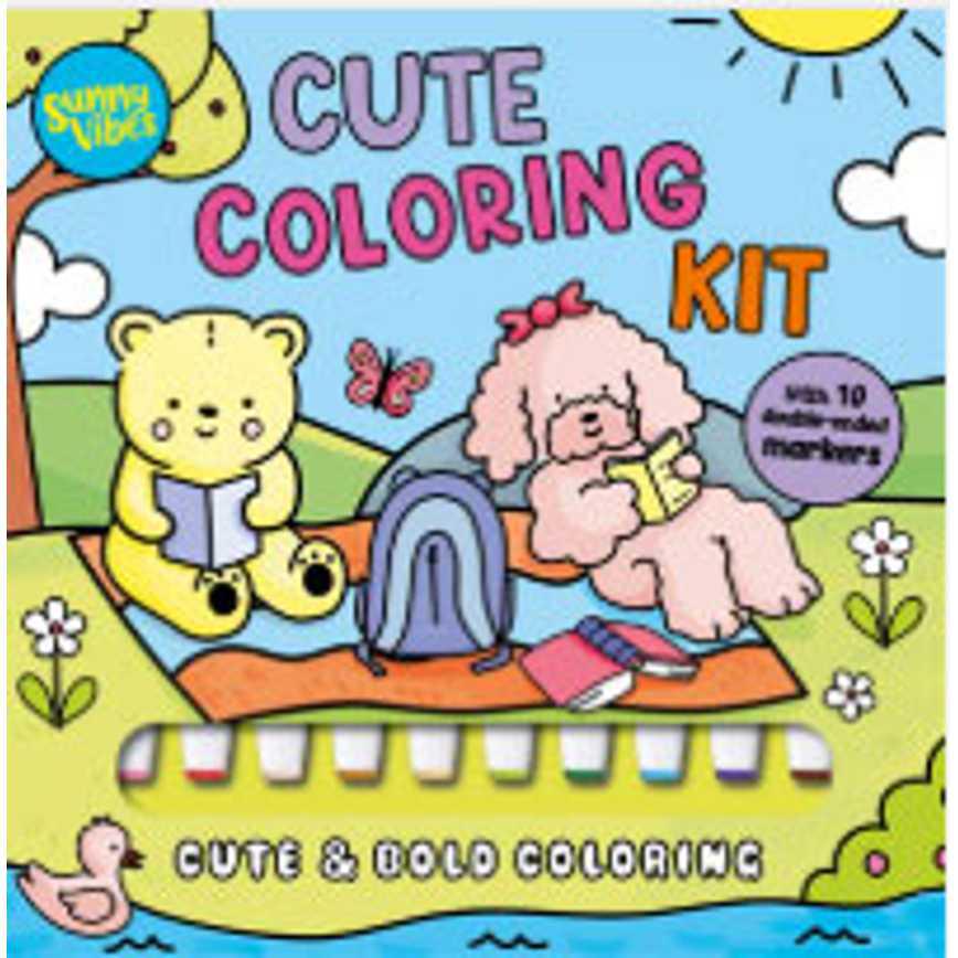 Sunny Vibes Coloring Kits - Image 2